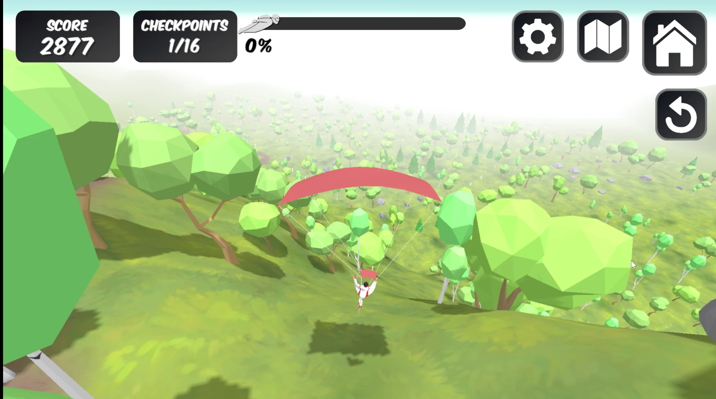 Wingsuit Flying Boy screenshot