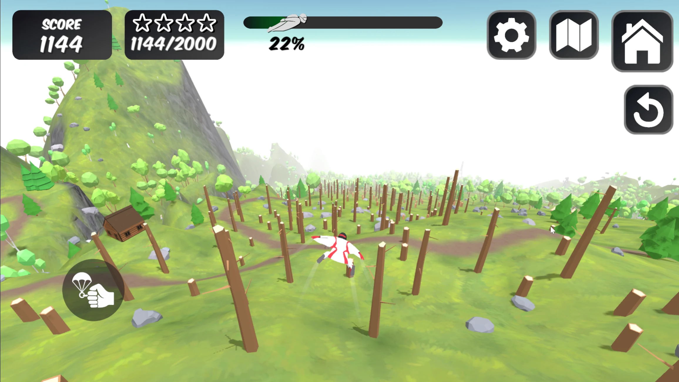 Wingsuit Flying Boy screenshot