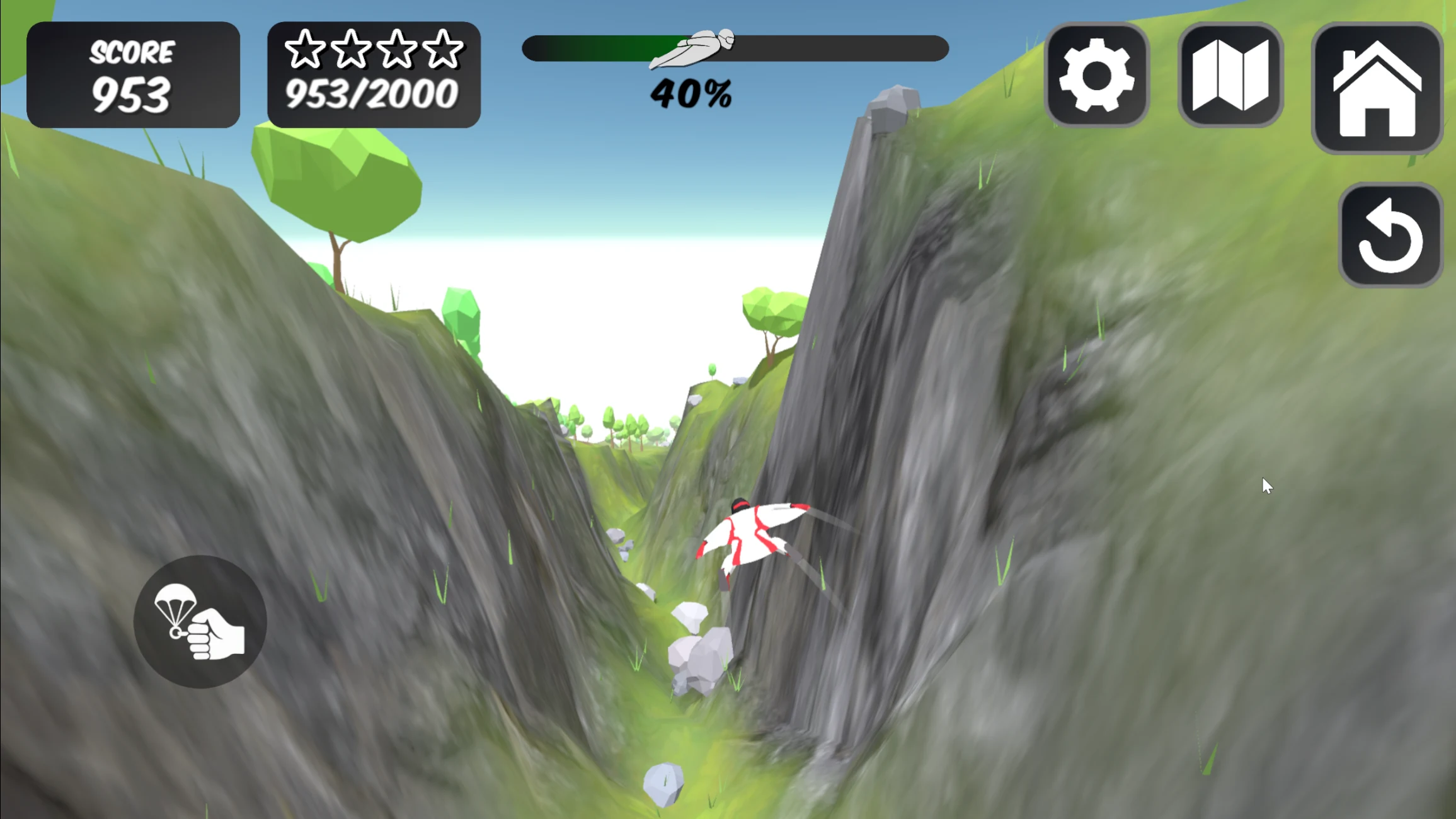 Wingsuit Flying Boy screenshot