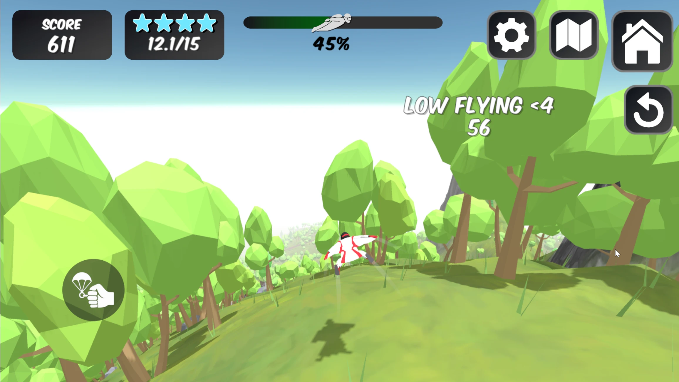 Wingsuit Flying Boy screenshot